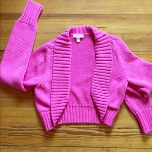 Pink Lilly Shawl Collar Knit Sweater
